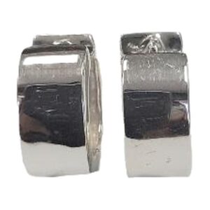 925 Sterling Silver Hoop Earrings EH-T7.0 X 15MM
