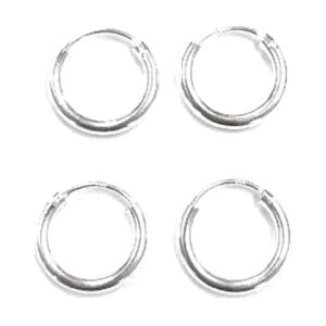 925 Sterling Silver Sleepers ESL-2.0 X 12MM
