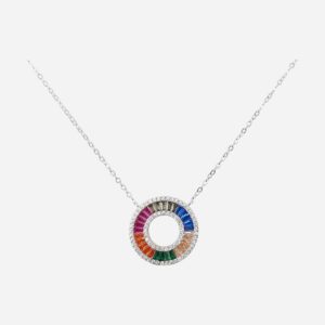 925 Sterling Silver C.Z necklace NPC-144 M/C