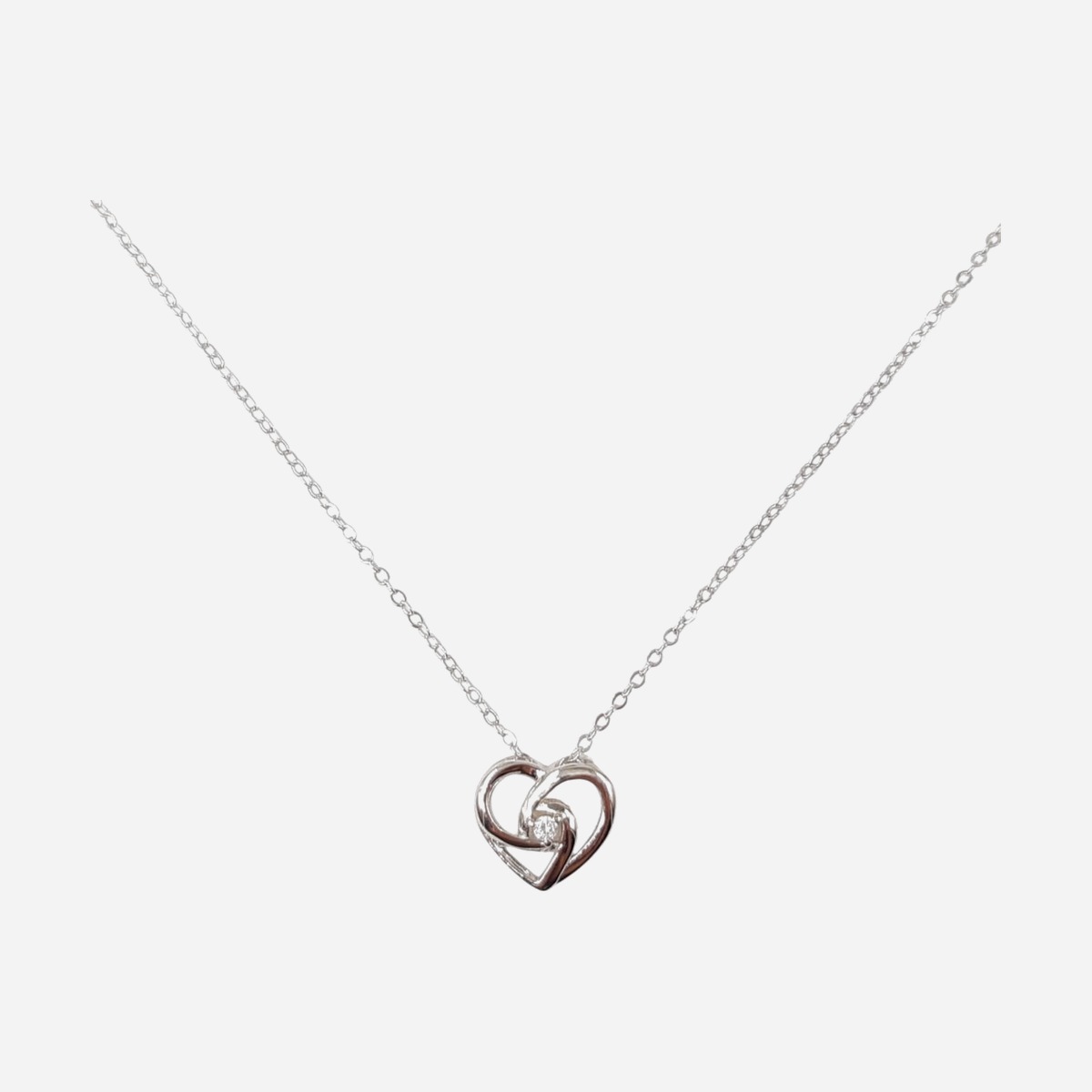 925 Sterling Silver C.Z necklace NPC-201