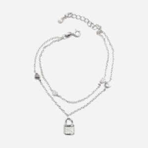 925 Sterling Silver C.Z Bracelet CHBR-406