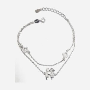 925 Sterling Silver C.Z Bracelet CHBR-401