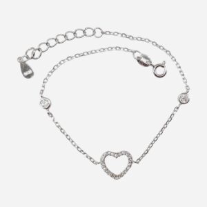 925 Sterling Silver C.Z Bracelet CHBR-700