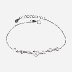 925 Sterling Silver C.Z Bracelet CHBR-518