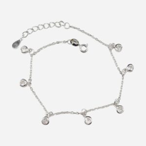 925 Sterling Silver C.Z Bracelet CHBR-434