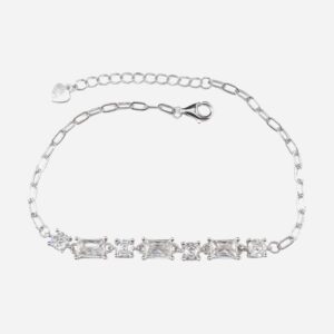 925 Sterling Silver C.Z Bracelet CHBR-513