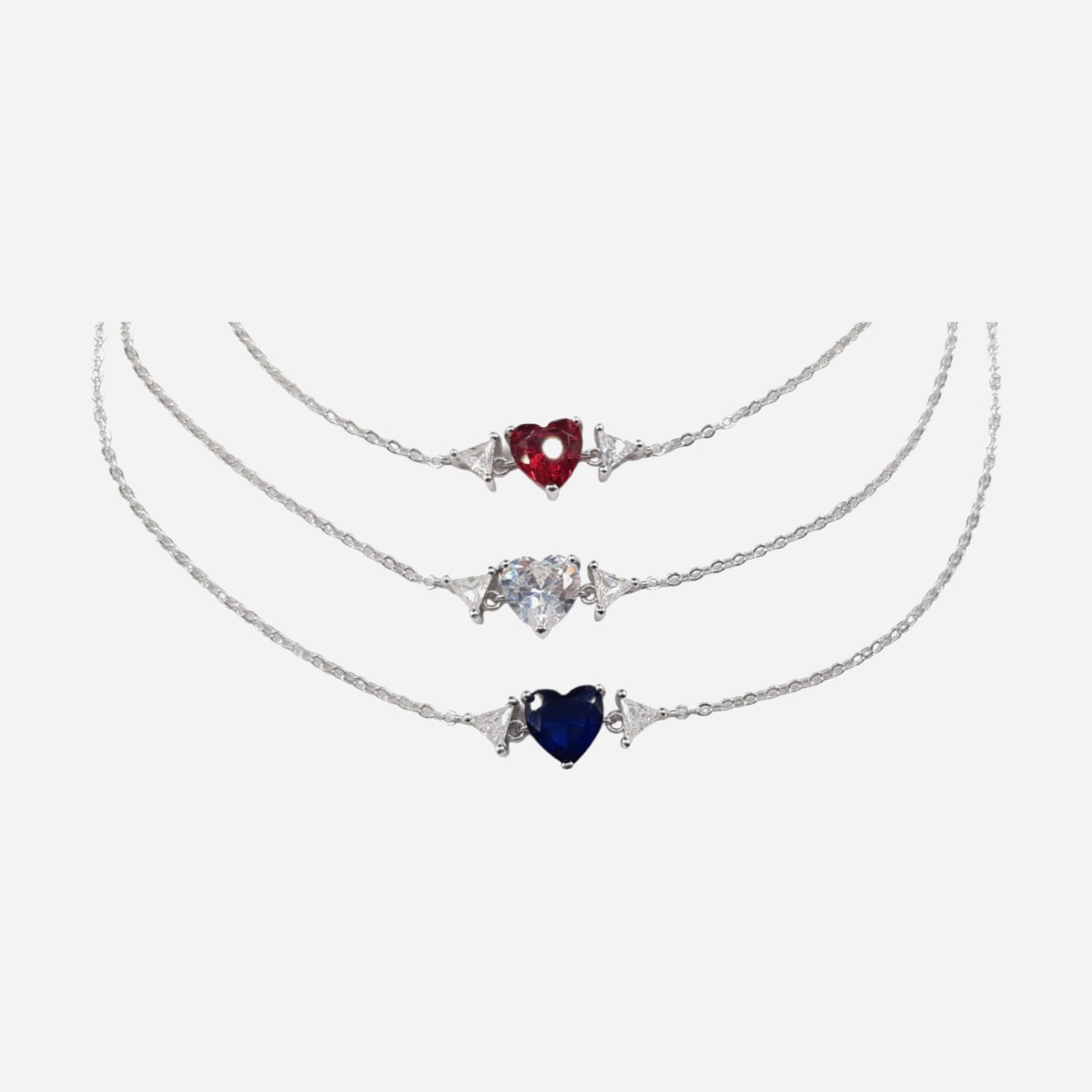 925 Sterling Silver C.Z Bracelet CHBR-515