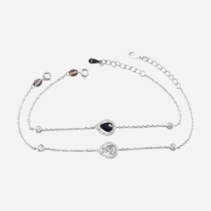 925 Sterling Silver C.Z Bracelet CHBR-514