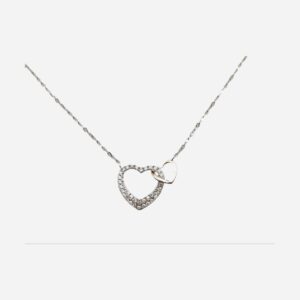 925 Sterling Silver C.Z Necklace NPC-199