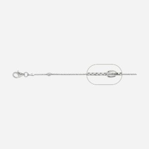 ROUND BOX CHAIN WITH OVAL BALLS