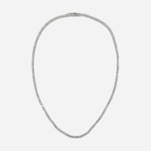 925 Sterling Silver 45CM 2MM Round C.Z Tennis Necklace TNC-2MM