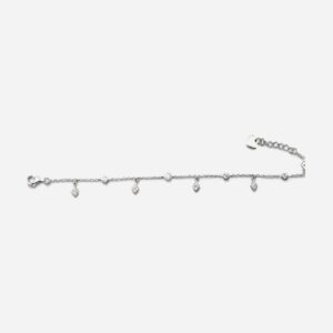 925 Sterling Silver Charm Bracelet 16+2.5CM CHBR-801