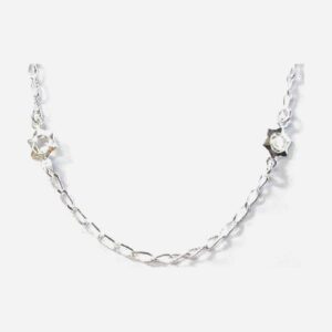 925 Sterling Silver Star C.Z Anklet ANK-109