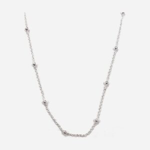 925 Sterling Silver Silver Ball Anklet ANK-145