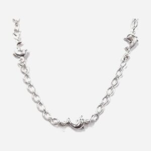 925 Sterling Silver Dolphin Anklet ANK-149