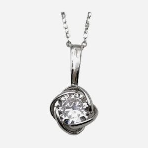 925 Sterling Silver Pendant Necklace(Plate) 40+5CM NPC-121