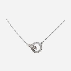 925 Sterling Silver Pendant Necklace (CIRCLE OF LIFE) 45+5CM NPC-138