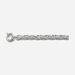 925 Sterling Silver Hollow Fancy Chain HFC-125