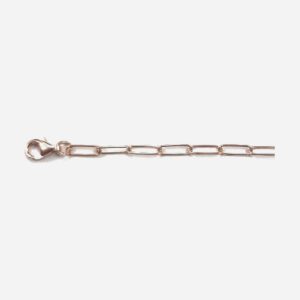 925 Sterling Silver Paperclip Chain/BR PCRR-H-3.3MM