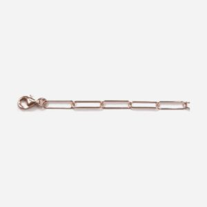 925 Sterling Silver Paperclip Chain/BR PCRR-H-4MM